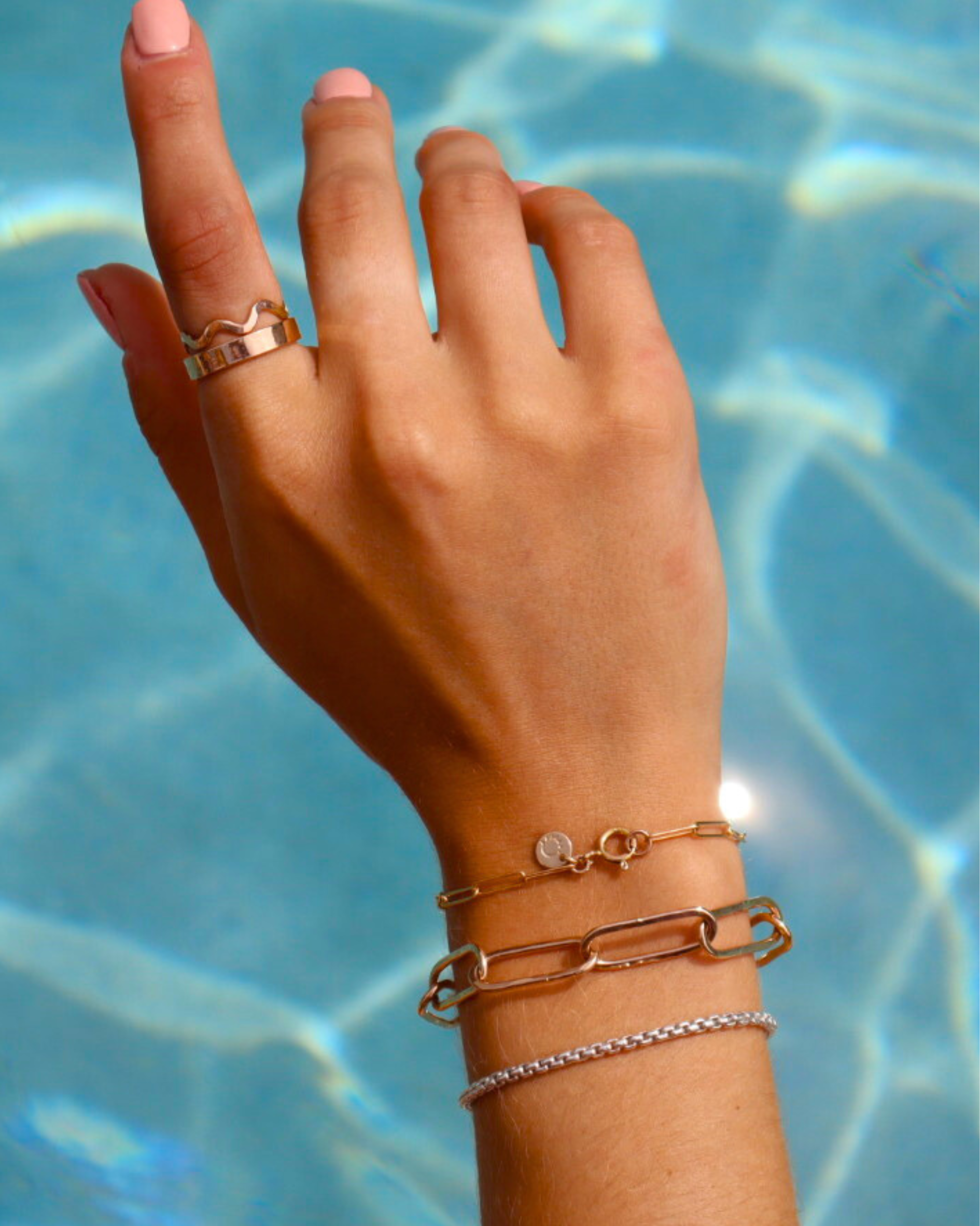 SAIL// box chain bracelet