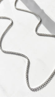 SAIL// box chain necklace
