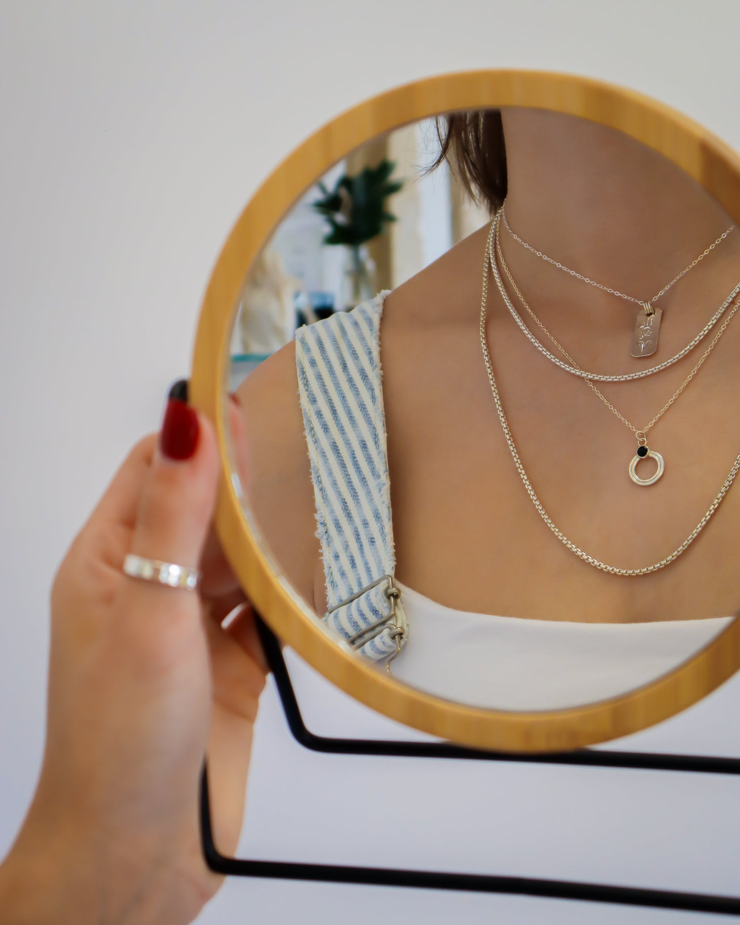 SAIL// box chain necklace