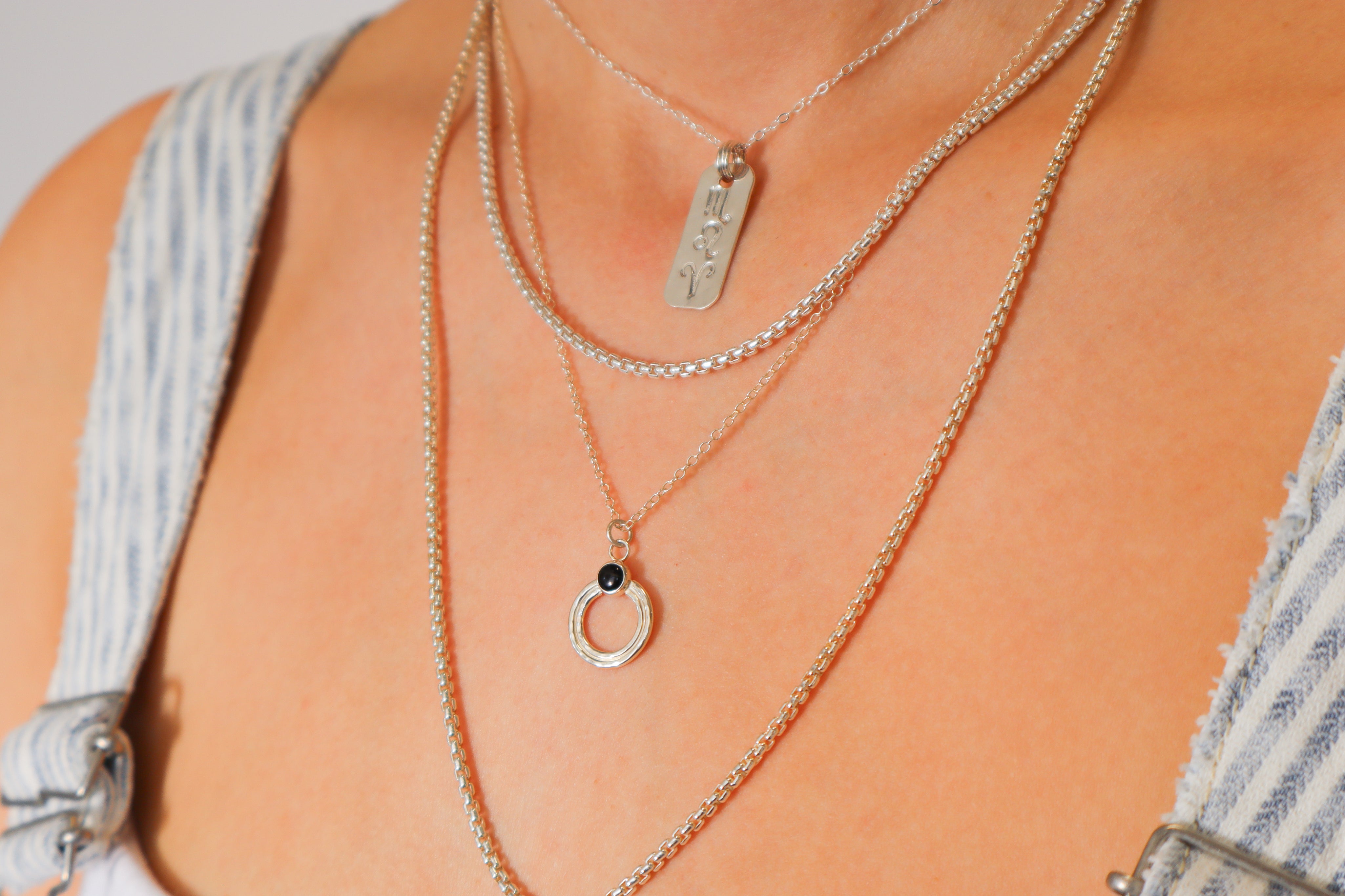SAIL// box chain necklace