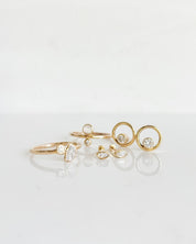 DIAMOND MARQUISE // flat back studs