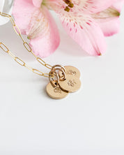 LOVE LETTERS// coin necklace