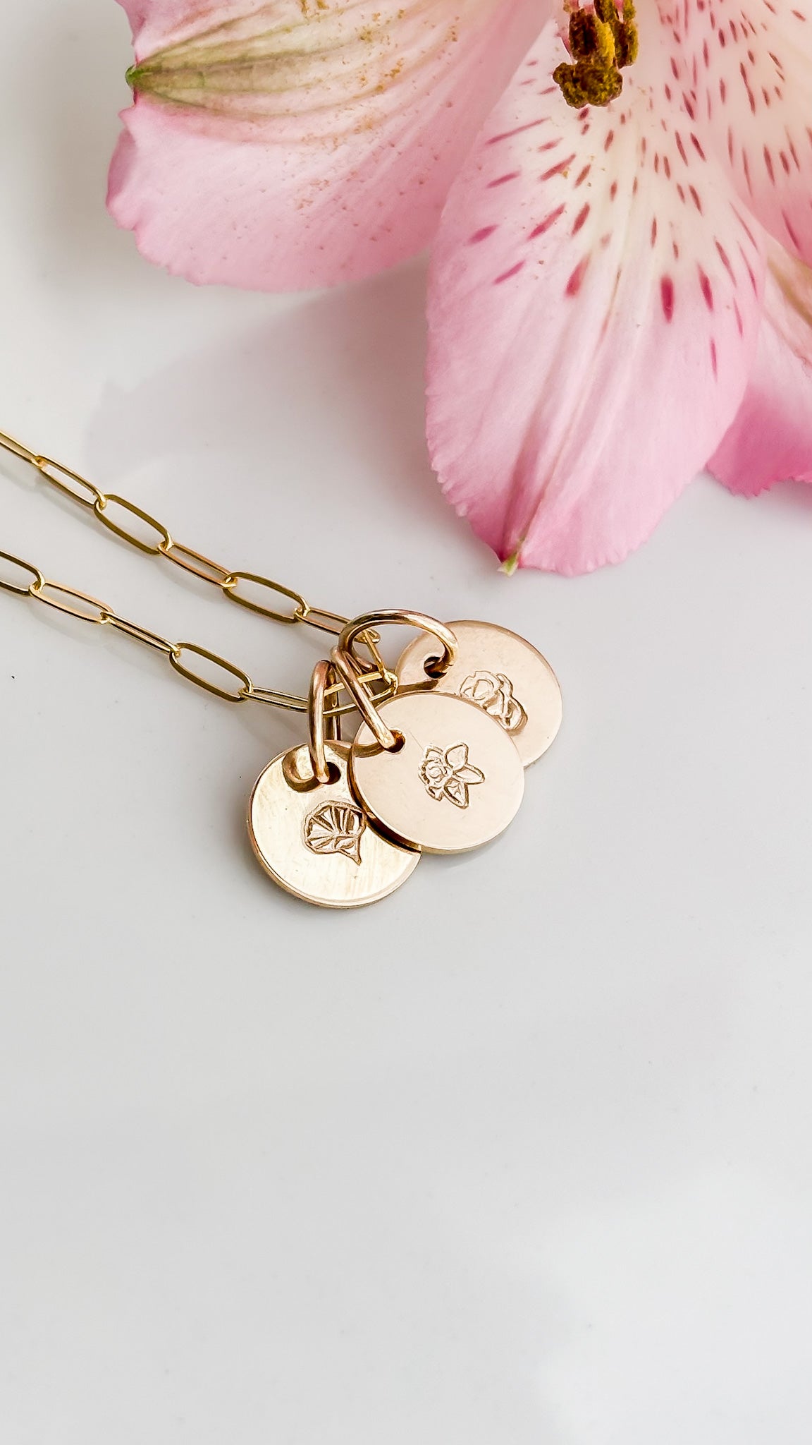 LOVE LETTERS// coin necklace