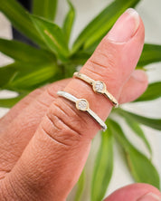 TRUE NORTH // floating diamond stacker