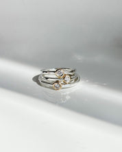 TRUE NORTH // floating diamond stacker