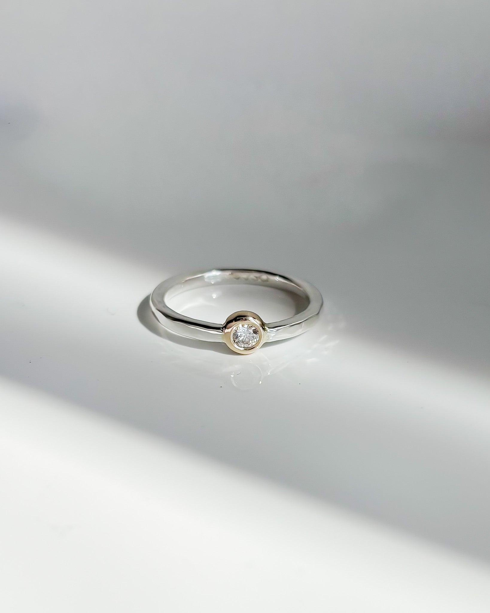 TRUE NORTH // floating diamond stacker