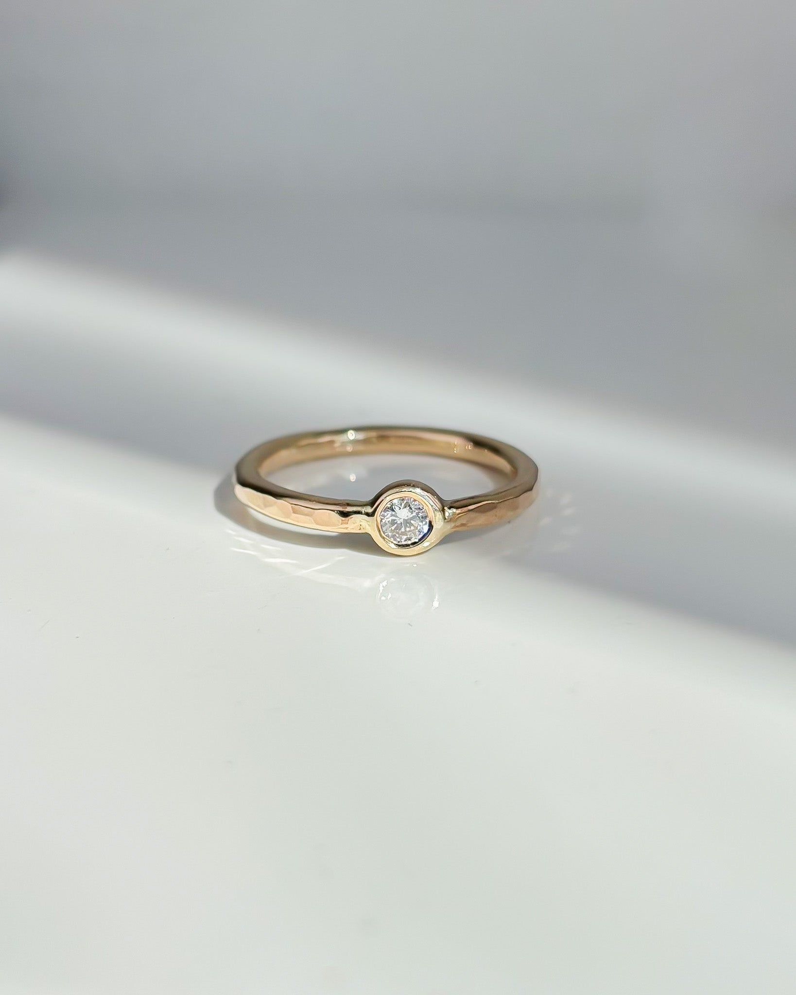 TRUE NORTH // floating diamond stacker