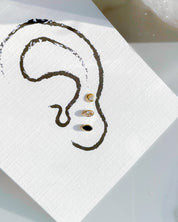 DIAMOND MARQUISE // flat back studs