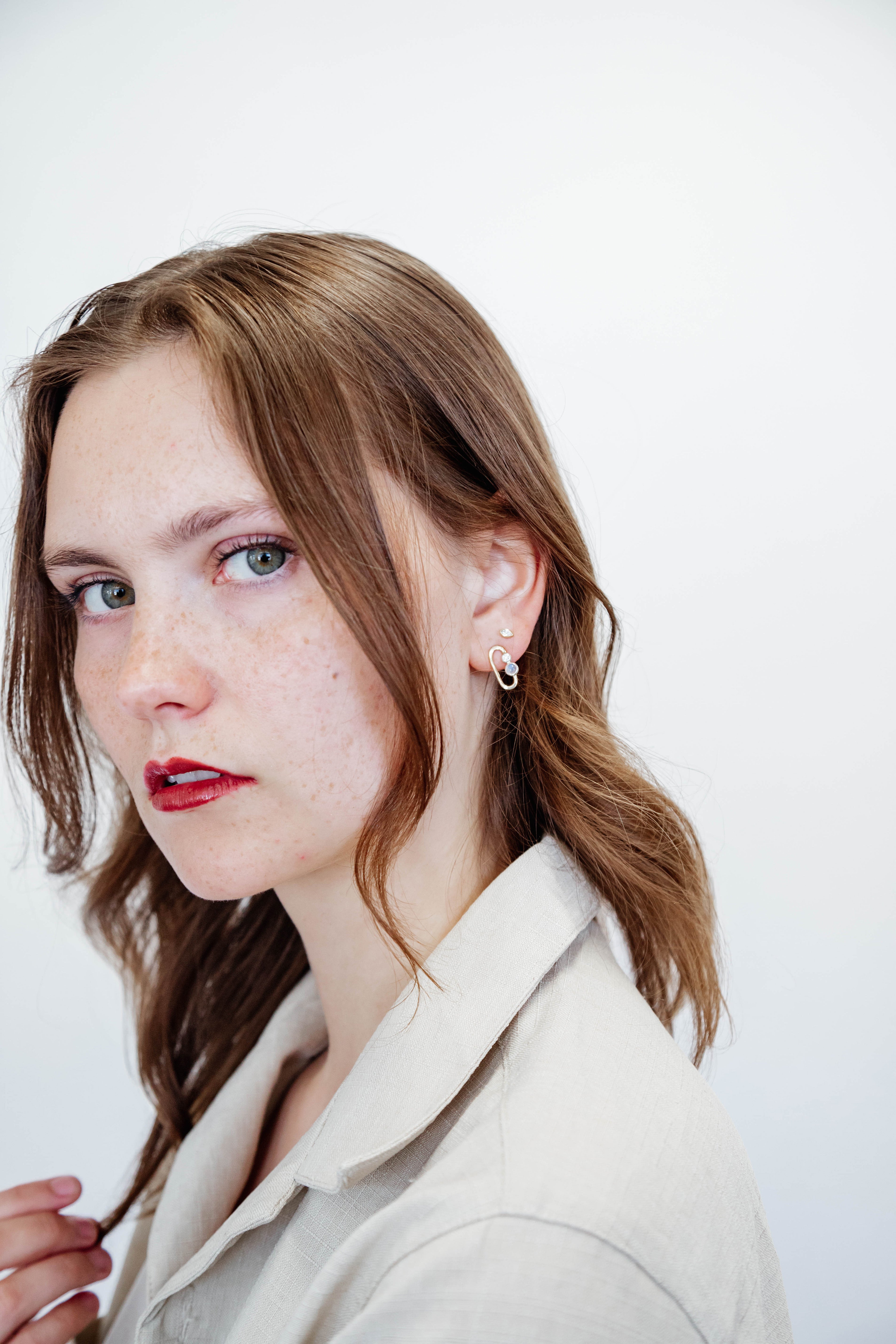 DIAMOND MARQUISE // flat back studs