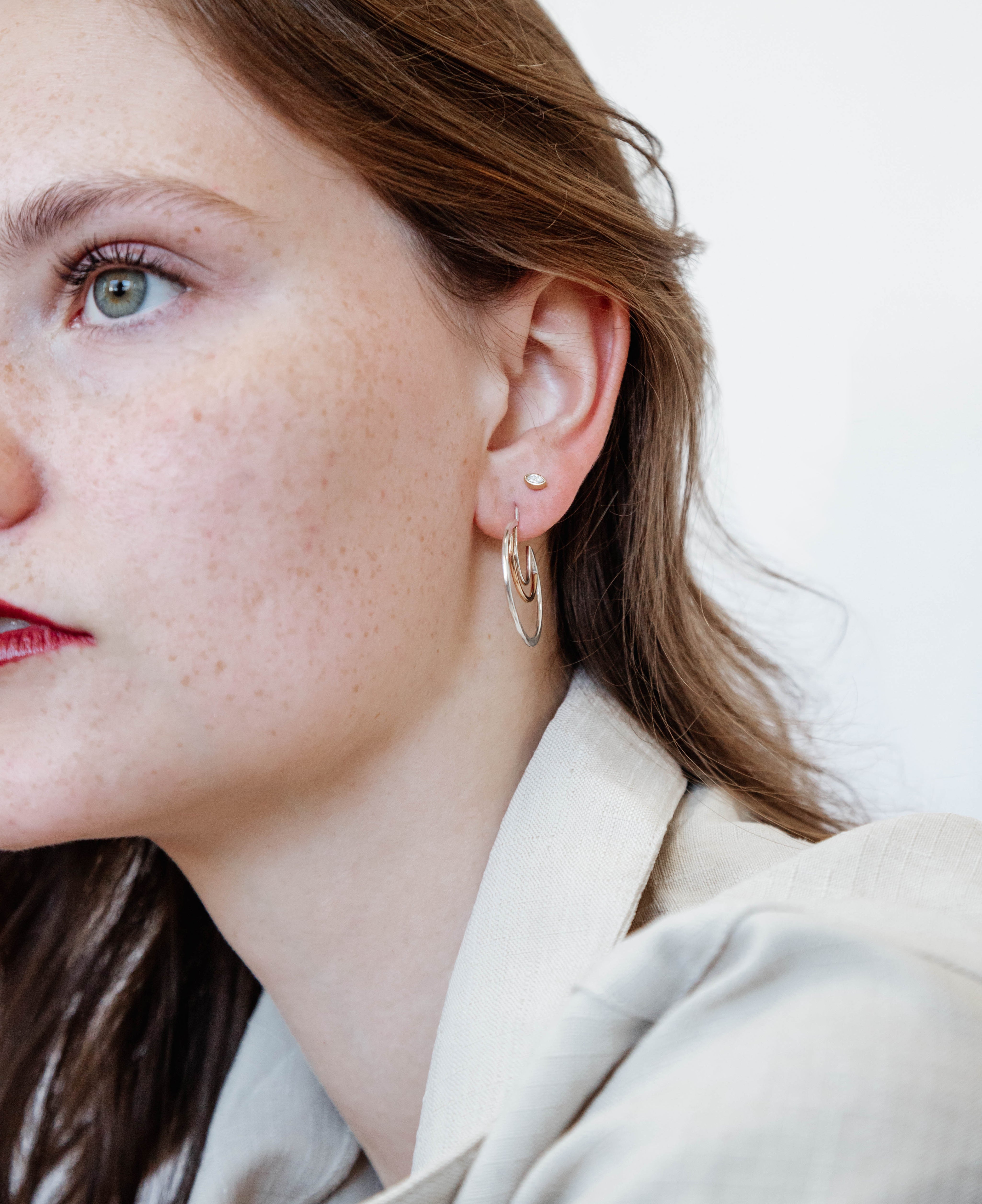 DIAMOND MARQUISE // flat back studs