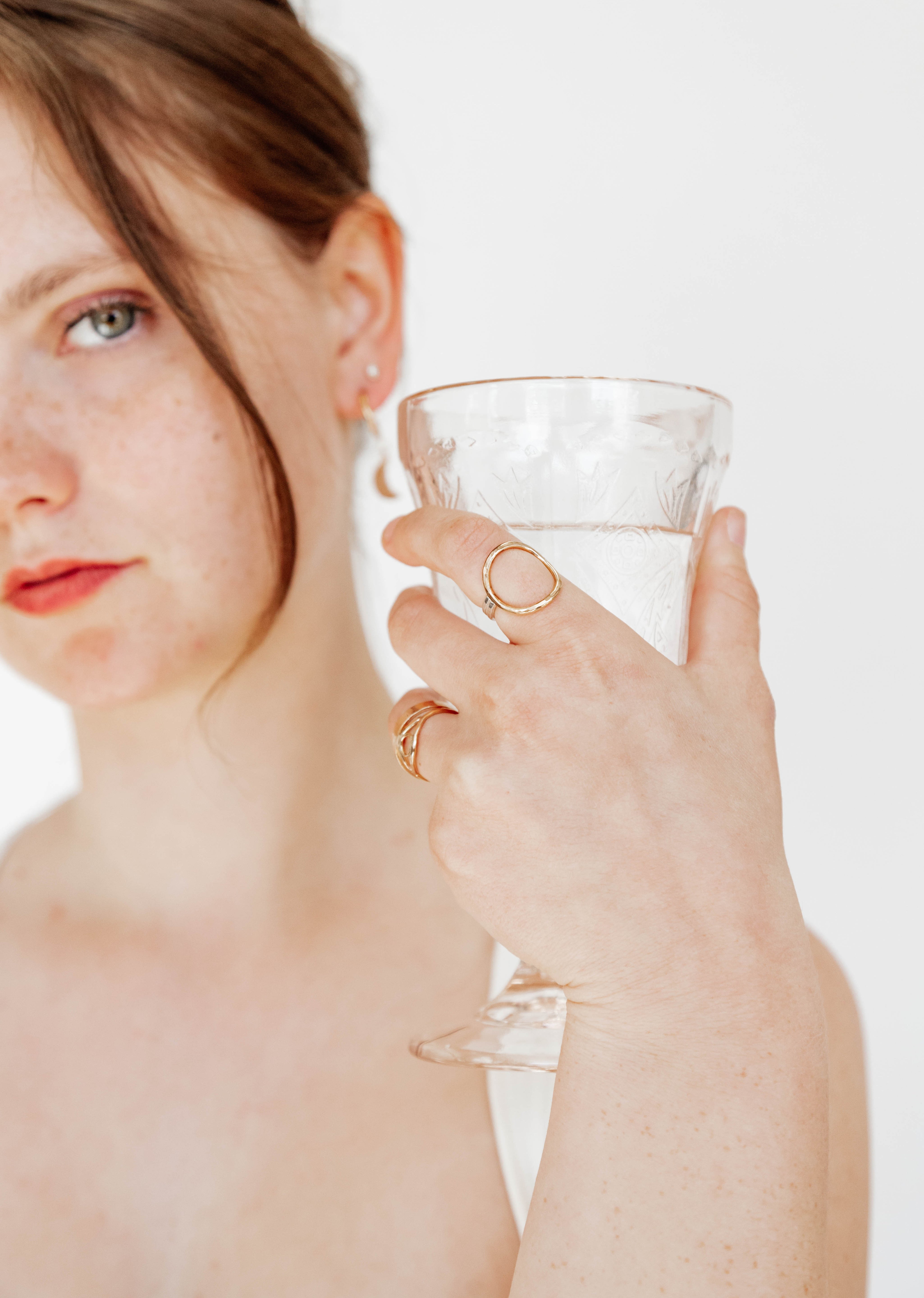 AMULET// charm hoops
