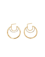 AELLA // greek amazon warrior gold fill exterior hoop earrings