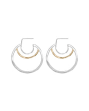 AELLA // greek amazon warrior silver exterior hoops