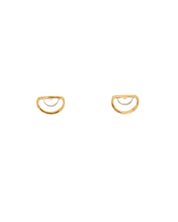 SUN & SELENE handcrafted arc studs