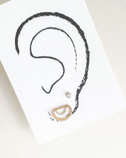 SUN & SELENE earrings on card