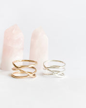 SUN & SELENE aphrodite goddess of love ring