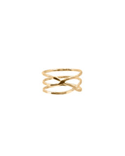 SUN & SELENE aphrodite goddess of love ring in gold fill
