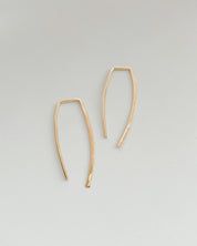SUN & SELENE artemis threader earrings