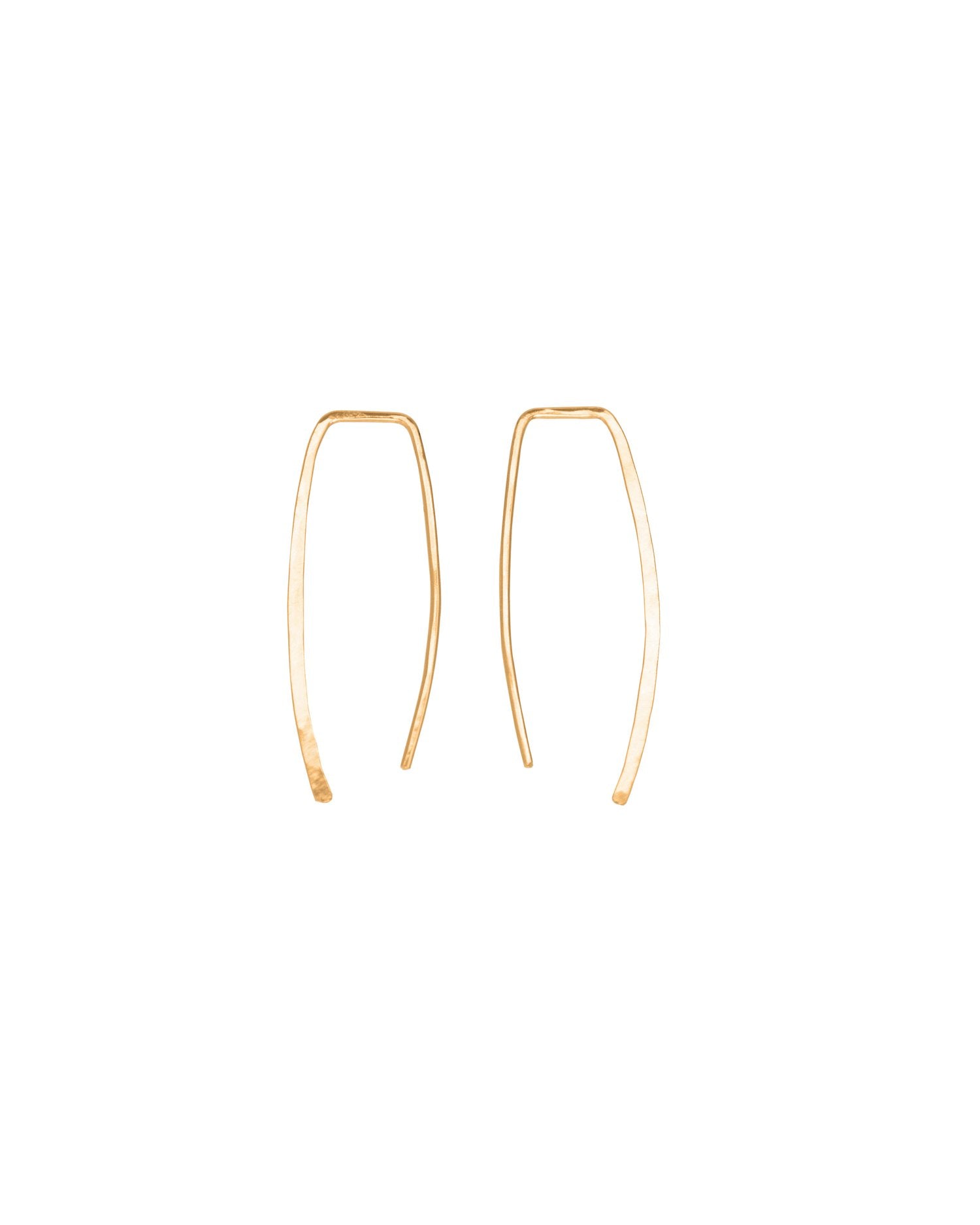 SUN & SELENE artemis threader earrings in gold fill