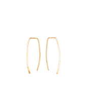 SUN & SELENE artemis threader earrings in gold fill