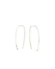 SUN & SELENE artemis threader earrings in silver