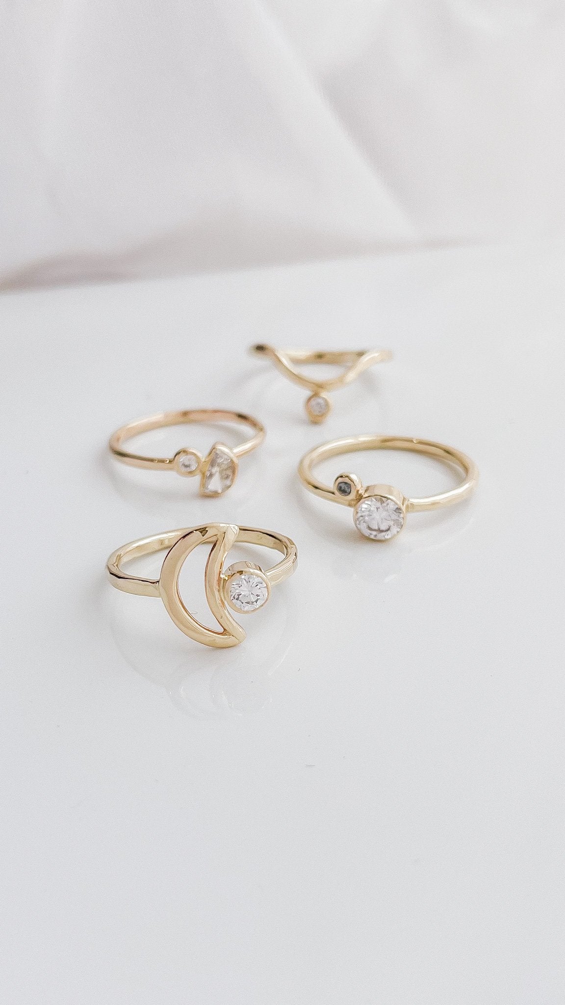 SUN & SELENE handcrafted engagement rings