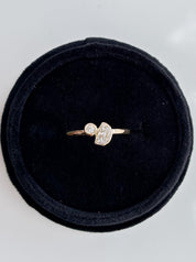SUN & SELENE ascend diamond engagement ring