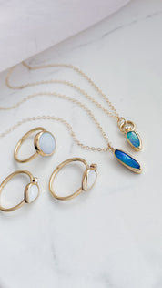 SUN & SELENE opal jewelry collection