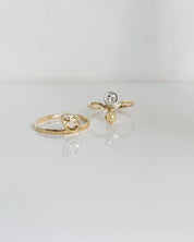 SUN & SELENE citrine engagement rings