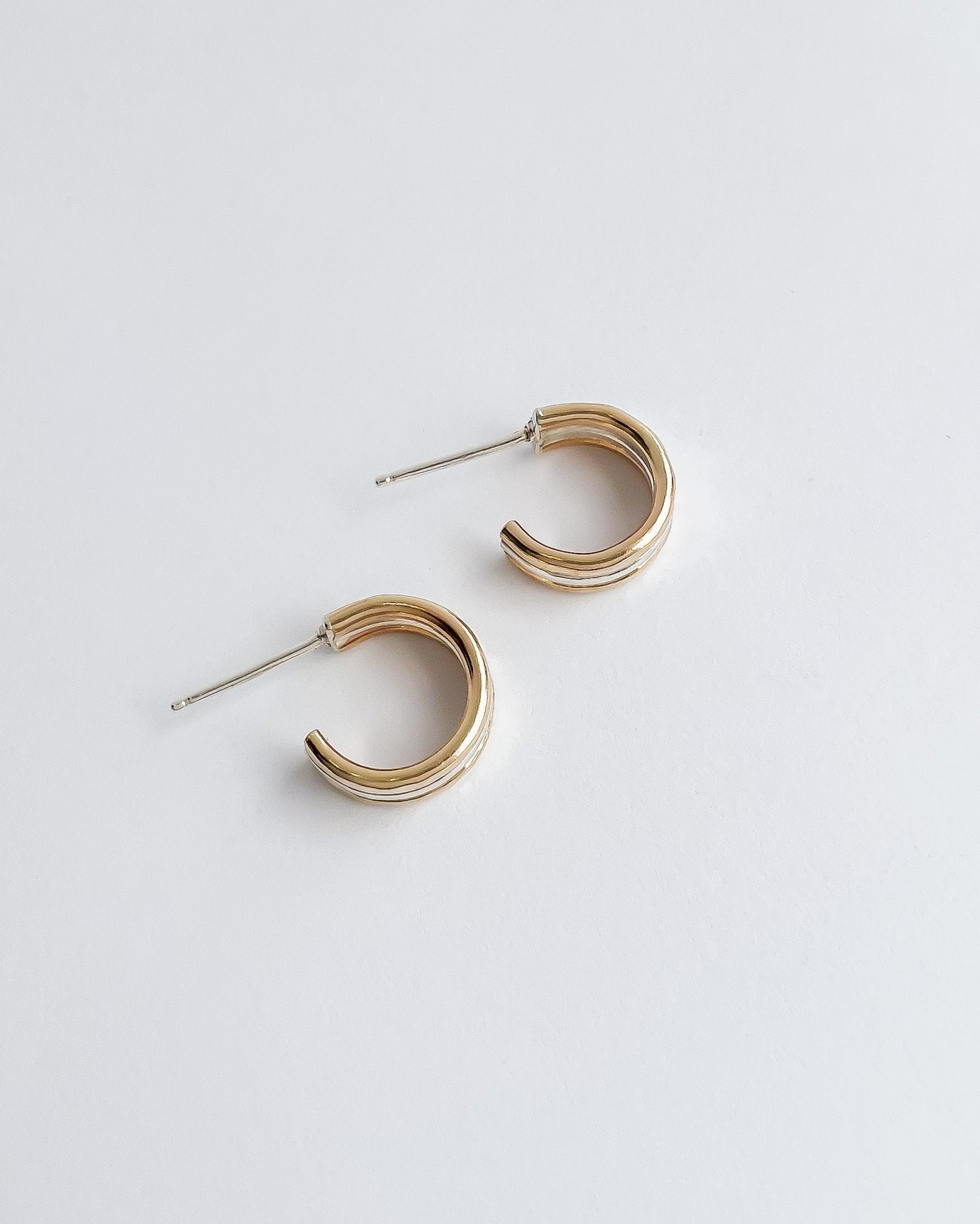 SUN & SELENE equator cuff hoop earrings