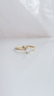 SUN & SELENE diamond engagement ring