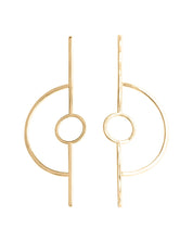 SUN & SELENE goddess europa earrings