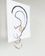 SUN & SELENE earrings on card
