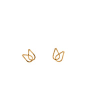 SUN & SELENE flora gold fill studs