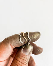SUN & SELENE handcrafted wave stacking bands