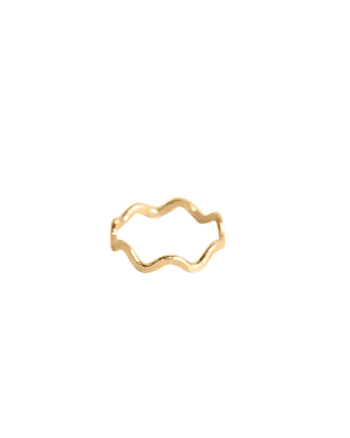 SUN & SELENE iris gold fill stacking ring
