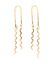 SUN & SELENE iris goddess earrings