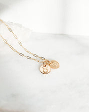 LOVE LETTERS// coin necklace