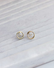 SUN & SELENE LUNA diamond studs
