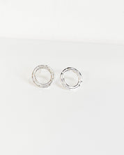 SUN & SELENE silver pandeia earrings