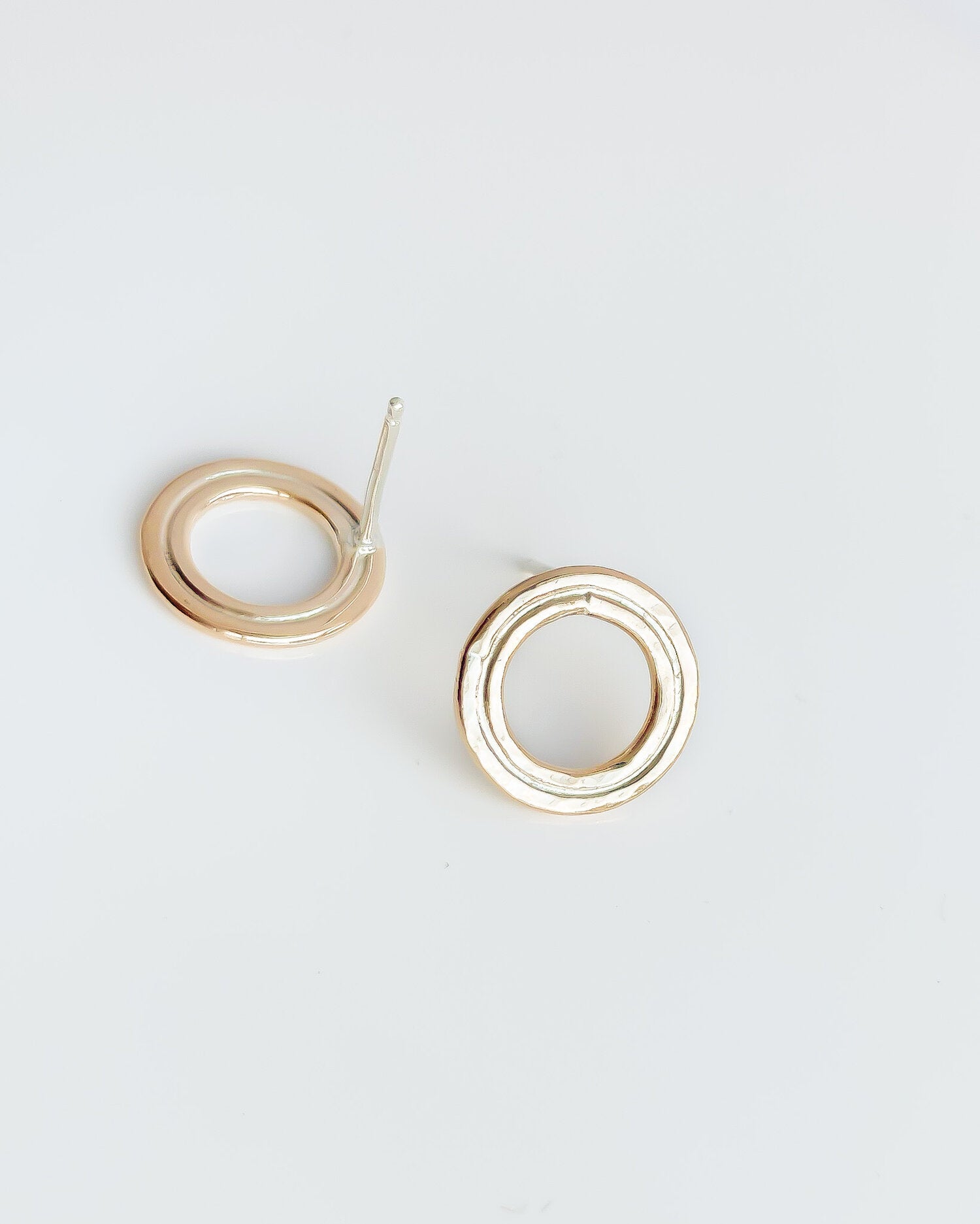 SUN & SELENE gold orbit earrings