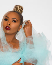 SUN & SELENE handcrafted jewelry on model