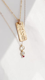 SUN & SELENE persephone +align necklace pairing
