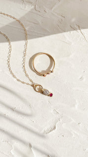 SUN & SELENE persephone necklace + ring