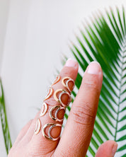 SUN & SELENE selene crescent cuff rings
