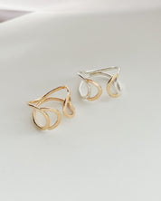 SUN & SELENE crescent cuff ring