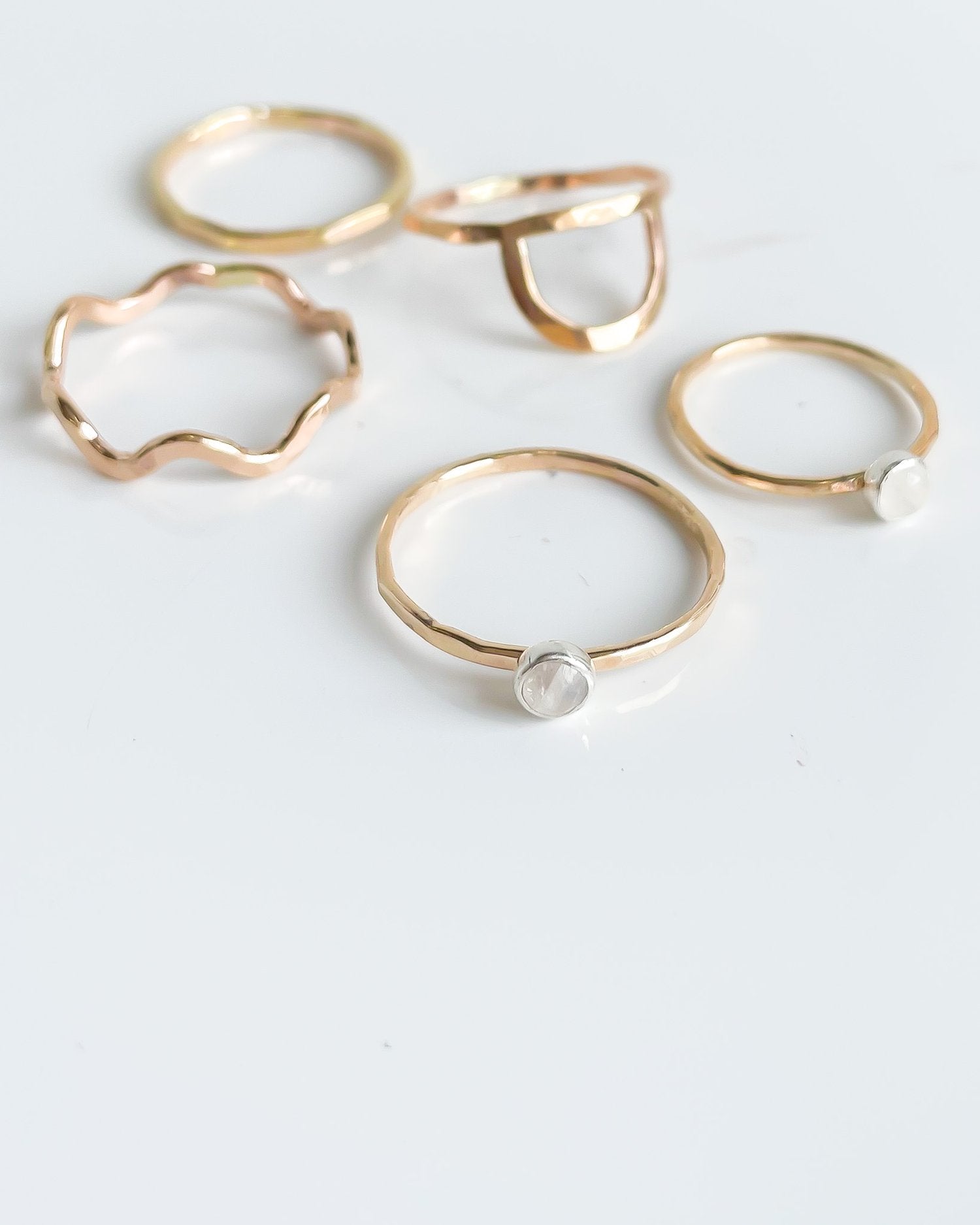 SUN & SELENE handcrafted rings