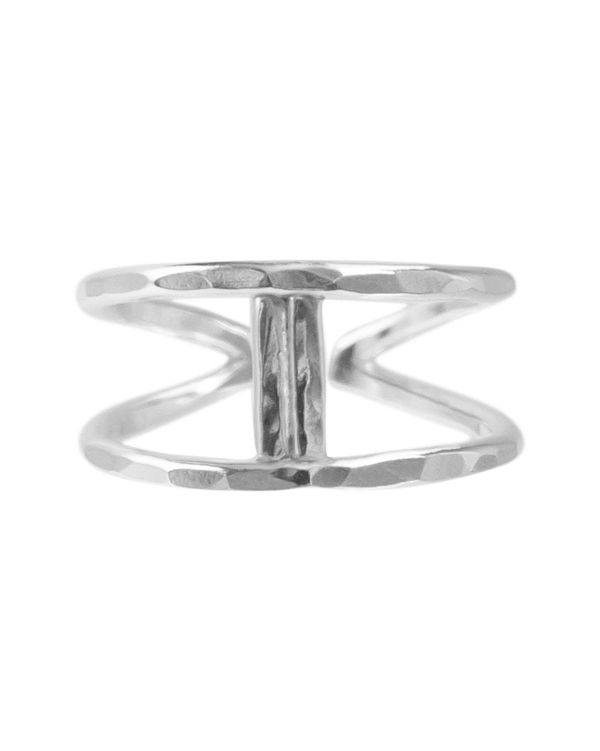 SUN & SELENE seshat ring in silver