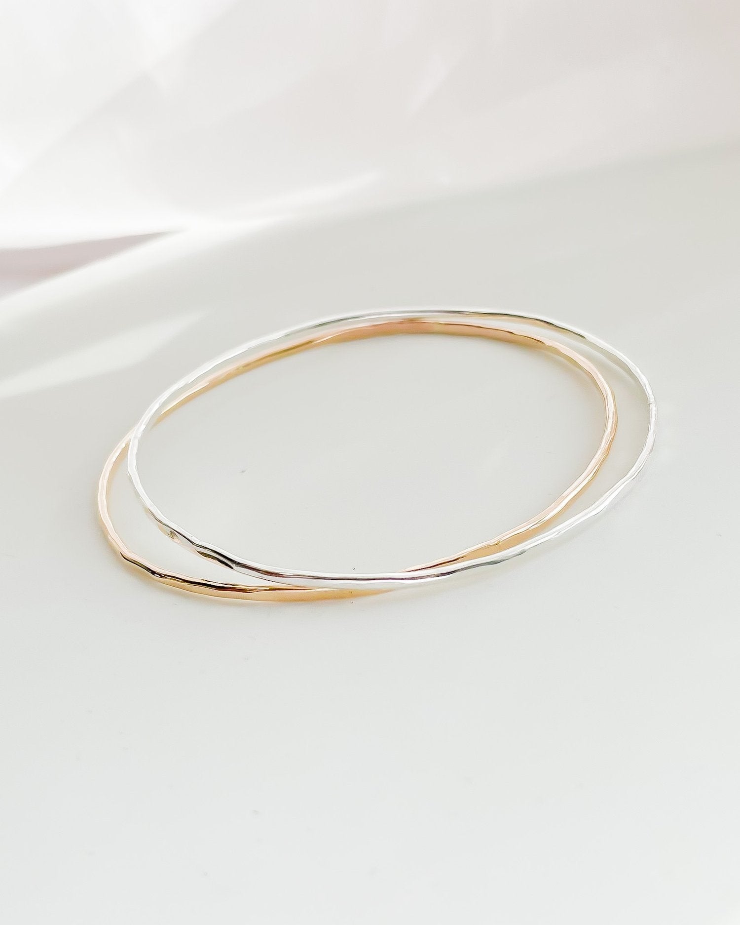 SUN & SELENE slim bangle bracelets