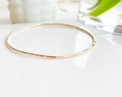 SUN & SELENE the naked bangle in gold fill